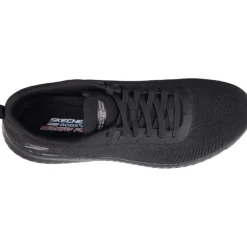 Baskets*Skechers BOBS Squad Chaos Sparkle Divi Black